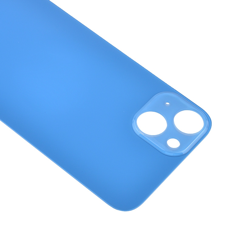 Back Glass Cover with Adhesive for iP 13 (NO LOGO) - All Colors ( Big Hole)