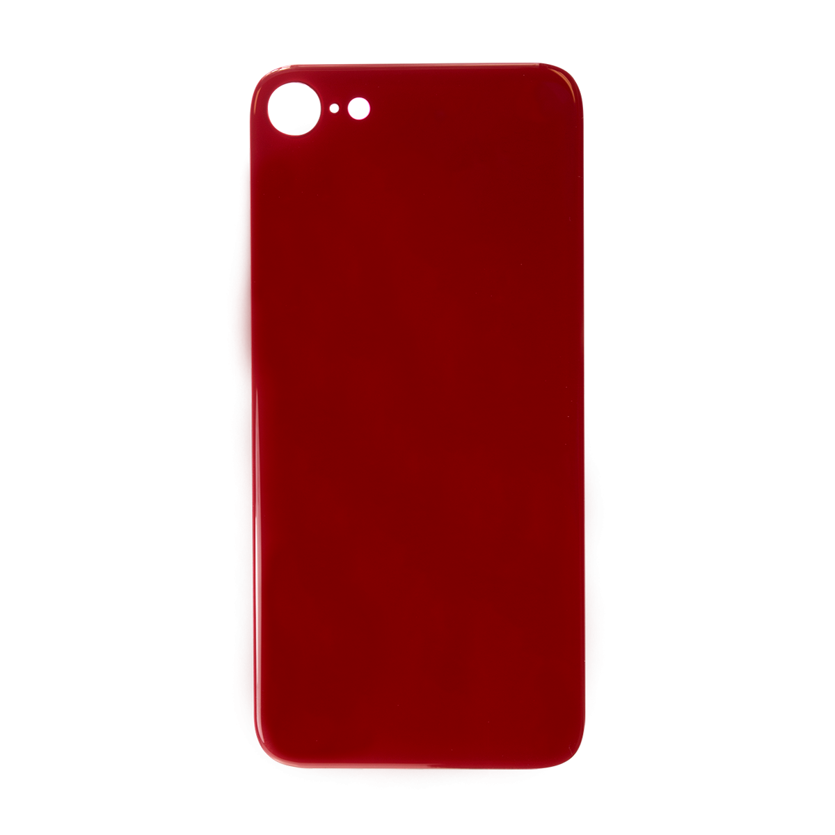 iP 8 Rear Glass Back Cover Replacement - Red (Big Hole)