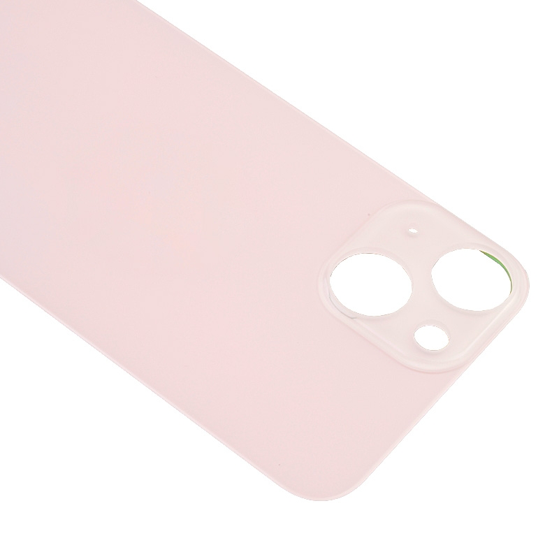 Back Glass Cover with Adhesive for iP 13 (NO LOGO) - All Colors ( Big Hole)