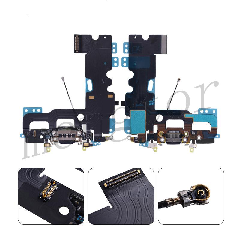 Charging Port with Flex Cable and Mic for iP 7