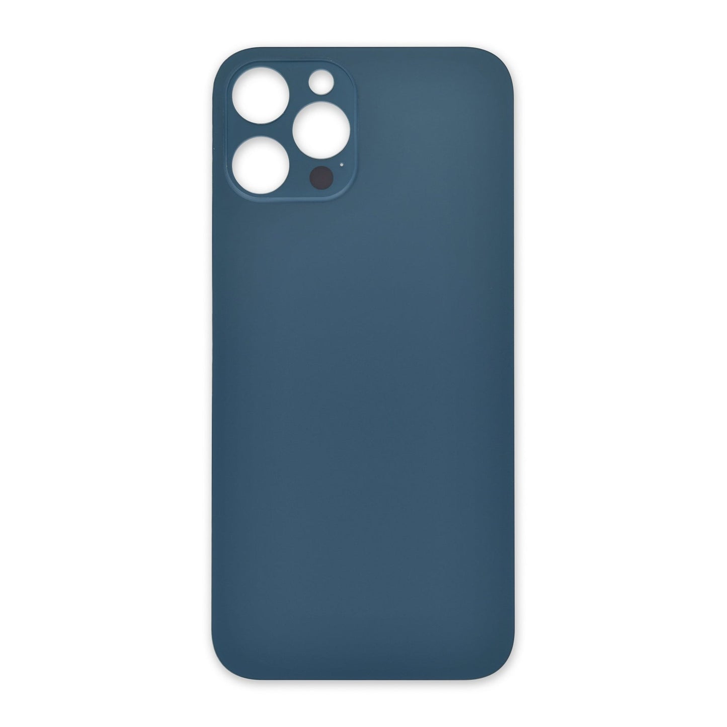 Back Glass Cover with Adhesive for iP 12 Pro (NO LOGO)- All Colors (Big Hole)