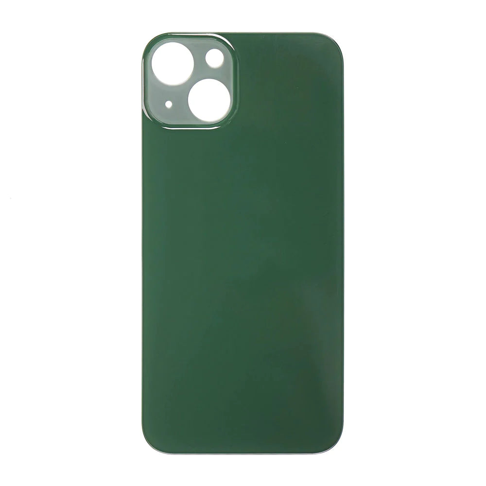 Back Glass Cover with Adhesive for iP 13 (NO LOGO) - All Colors ( Big Hole)