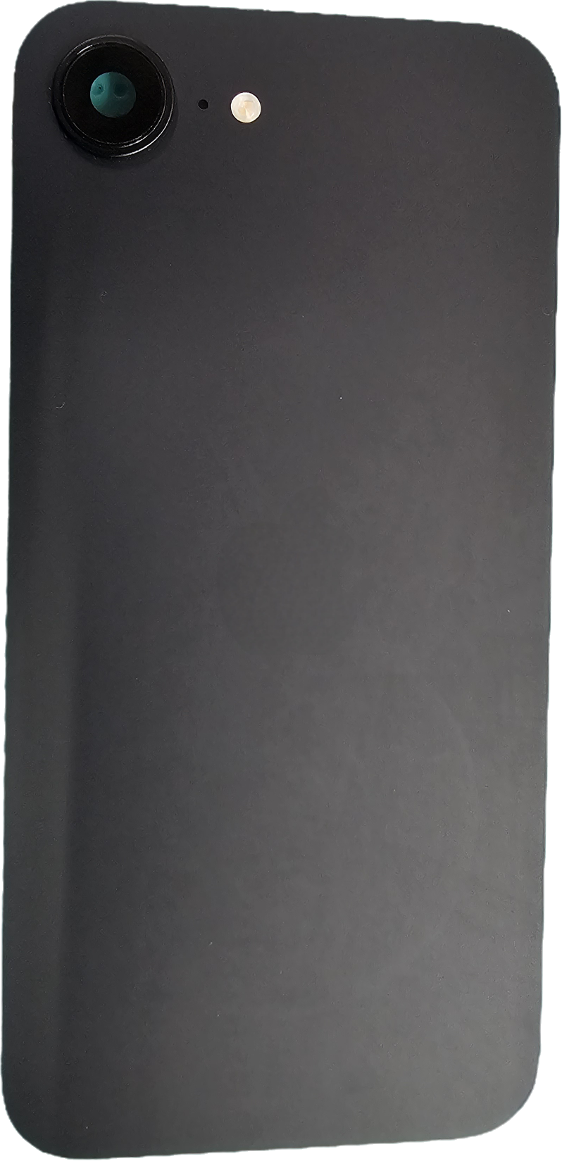 Back Glass With Steel Plate Compatible For iPhone 16e (Black)(NO LOGO)