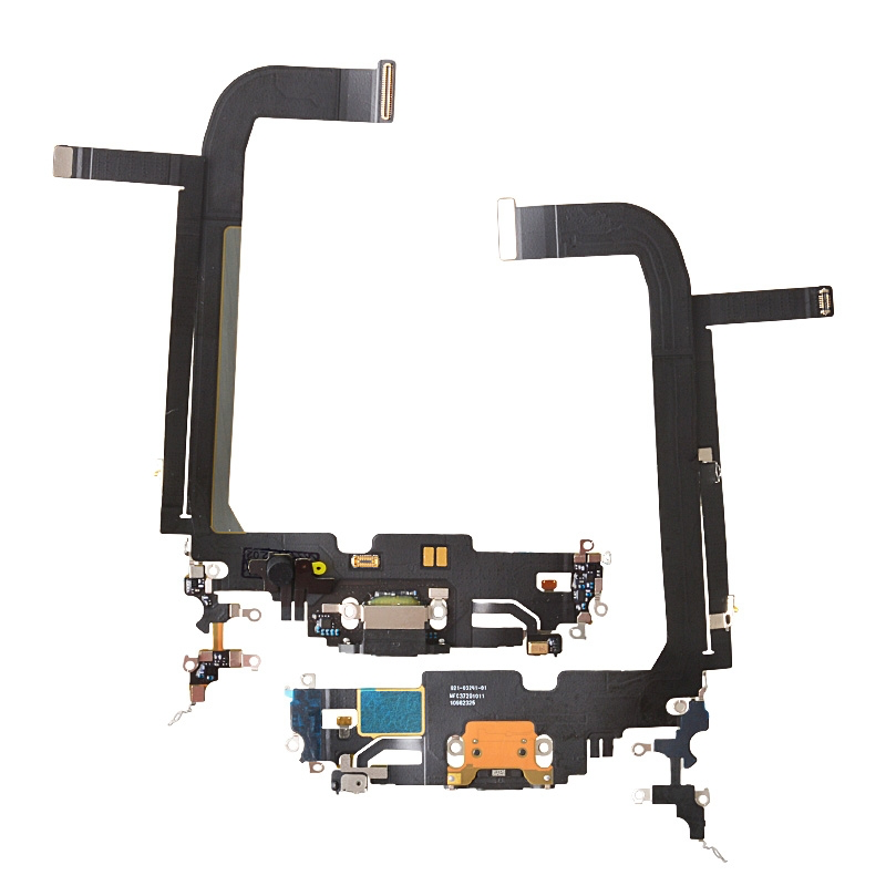 Charging Port with Flex Cable for iP 13 Pro Max - Graphite