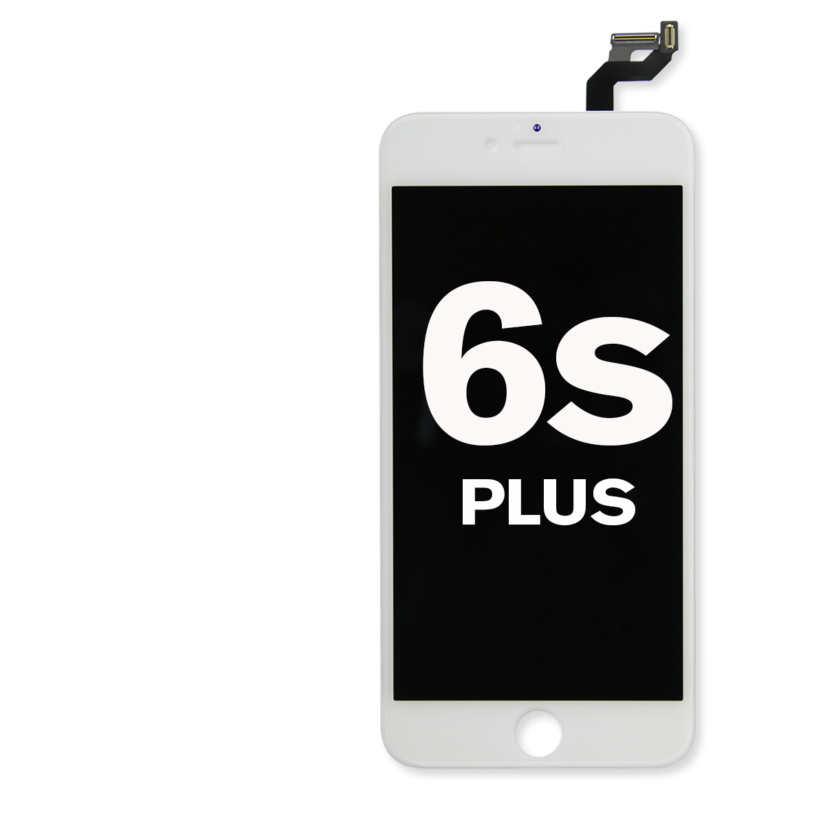 LCD Screen Display with Touch Digitizer and Back Plate for iPhone 6S Plus White