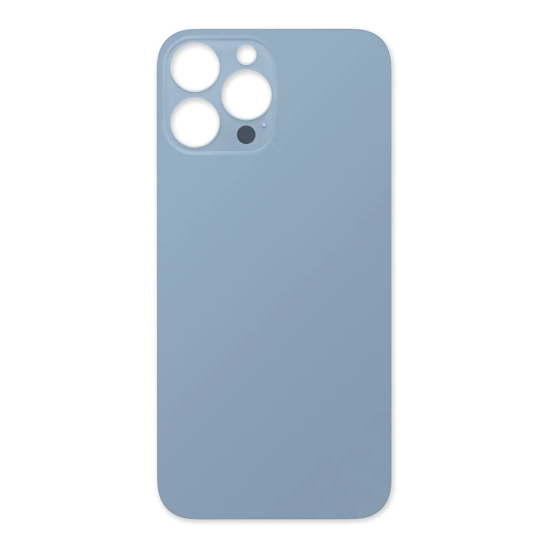 iP 13 Pro Max Bigger Camera Hole Back Cover (NO LOGO) (Sierra Blue)