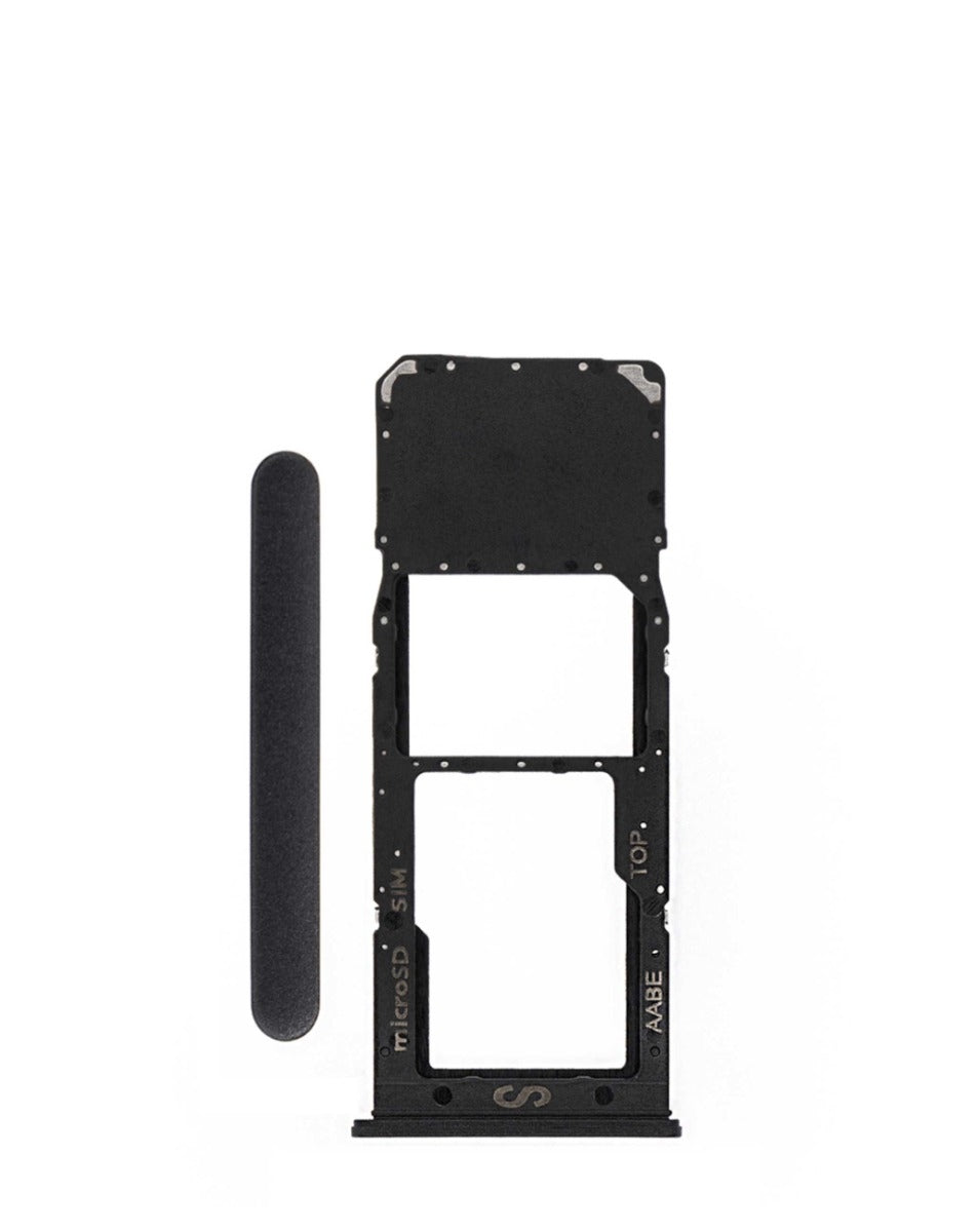 Single Sim Card Tray for Galaxy A12 (A125 / 2020) (BLACK)