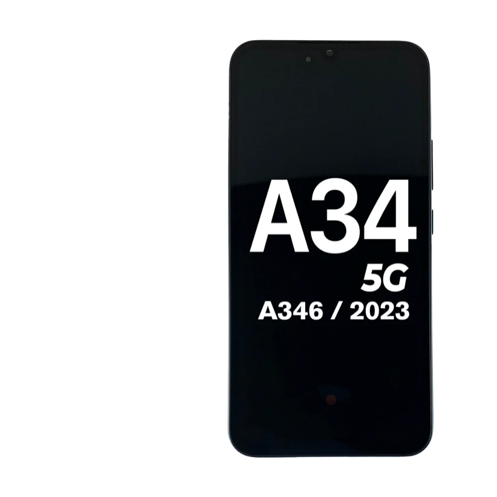 OLED Assembly with Frame for Galaxy A34 5G (A346 / 2023) (GRAPHITE)