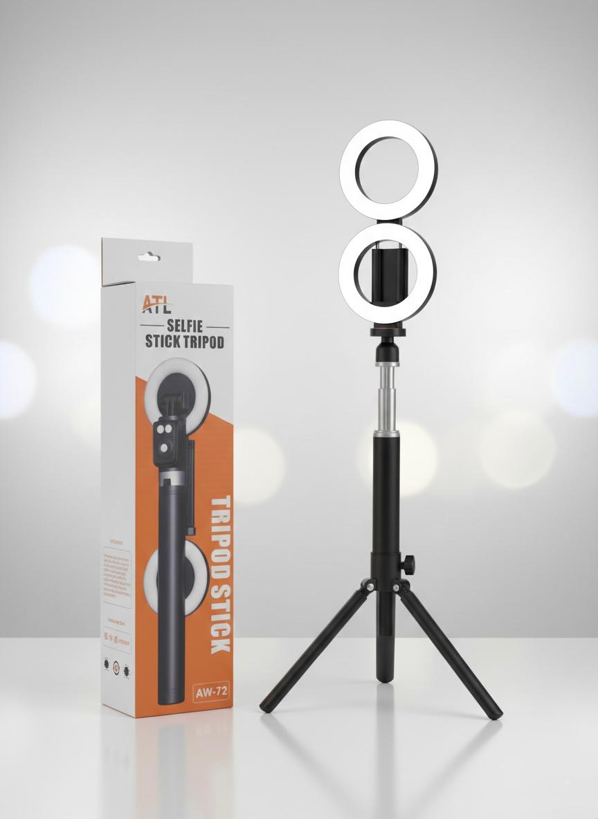 Atl Selfie Stick Tripod With Led Light