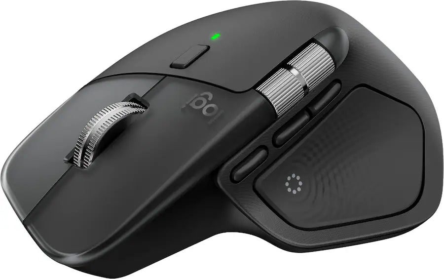 Logitech - MX Master 4 - Wireless Laser Ergonomic Mouse - Black