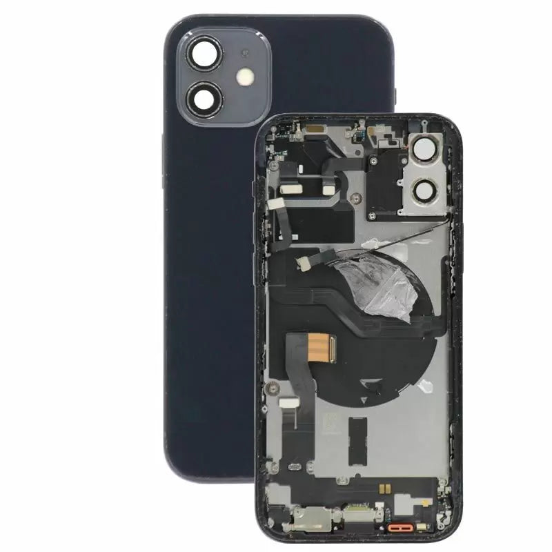 OEM PULL - BACK HOUSING FOR iPhone 12 - Black