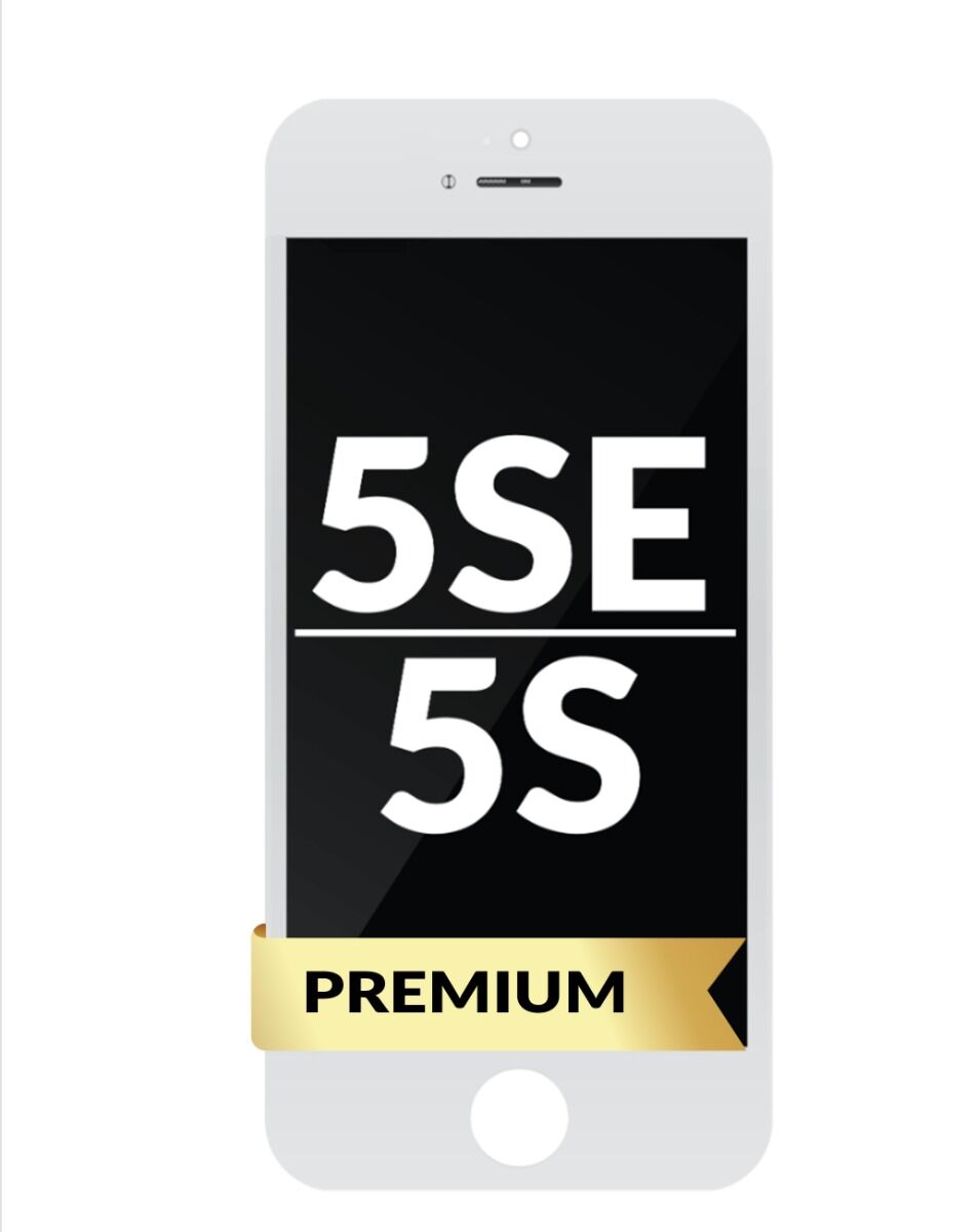 iP 5S / 5SE LCD Assembly (WHITE) (Premium)