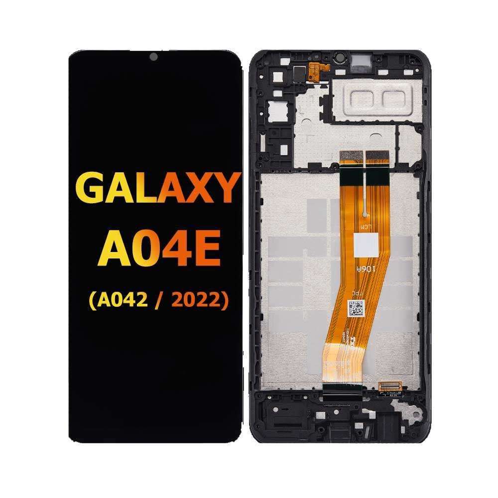 Samsung Galaxy A04E (A042 / 2022) LCD Assembly With Frame Refurbished - Black