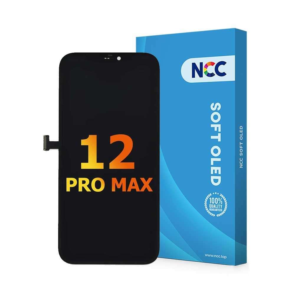 Premium Soft OLED Screen Digitizer Assembly With Frame for iPhone 12 Pro Max