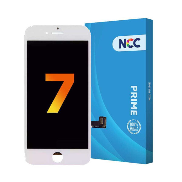 iPhone 7 LCD Assembly w/ Steel Plate (WHITE)