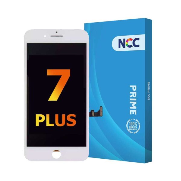 LCD Screen Display with Touch Digitizer and Back Plate for iPhone 7 Plus White