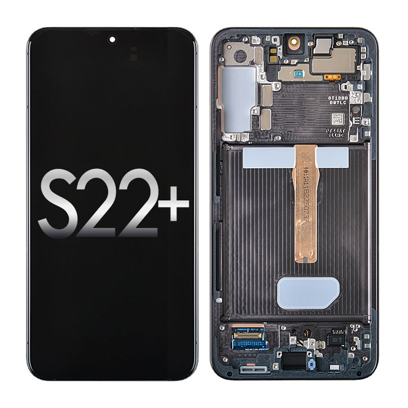 Oled Screen Digitizer Assembly With Frame For Samsung Galaxy S22 Plus 5G (Us Version) - Black