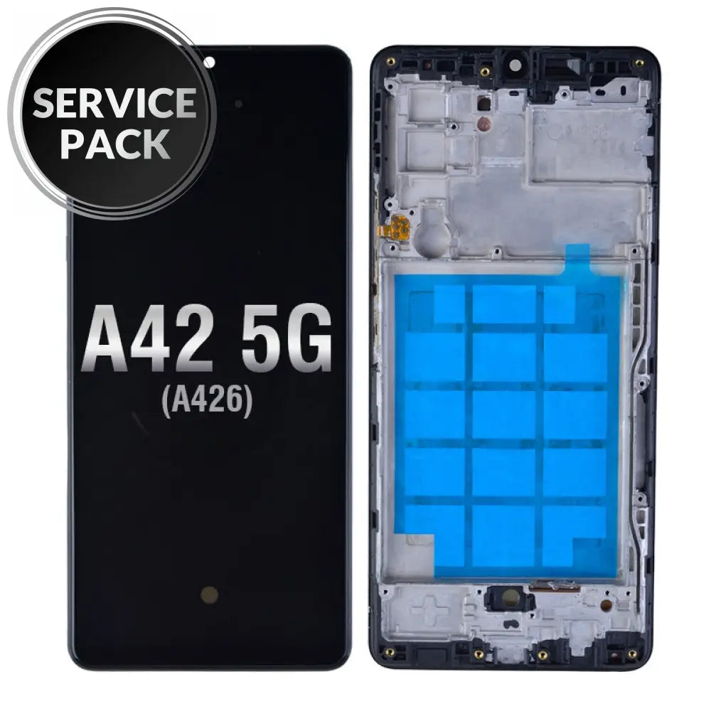 Oled Assembly With Frame Compatible For Samsung Galaxy A42 5G (A426 / 2020) (Service Pack) Prism