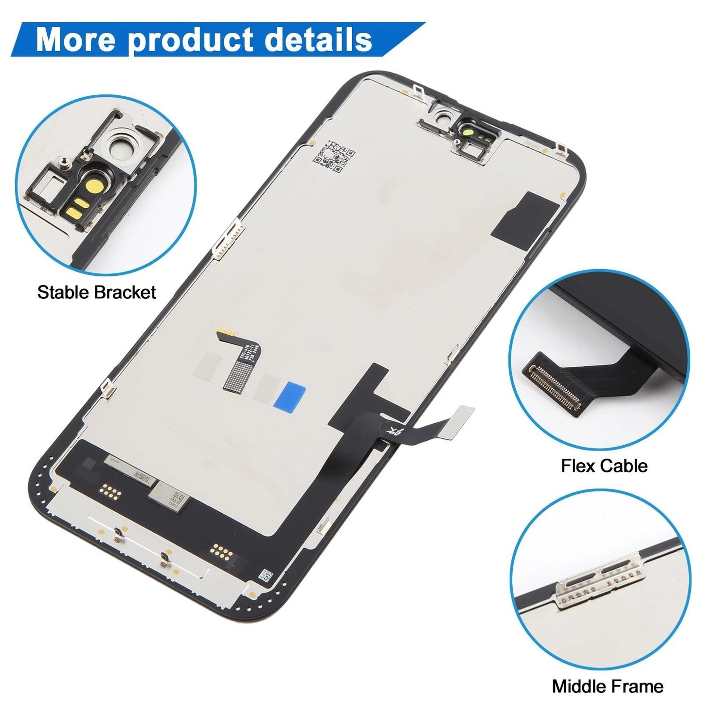 JK LCD Display Assembly for iPhone 15 Plus