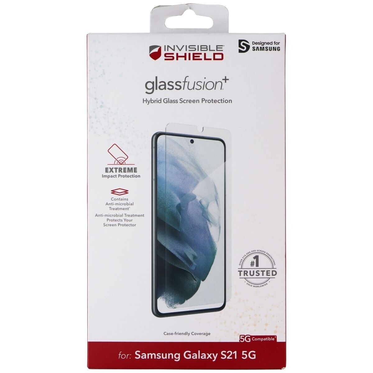 ZAGG InvisibleShield (GlassFusion+) for Samsung Galaxy S21 (5G) - Clear