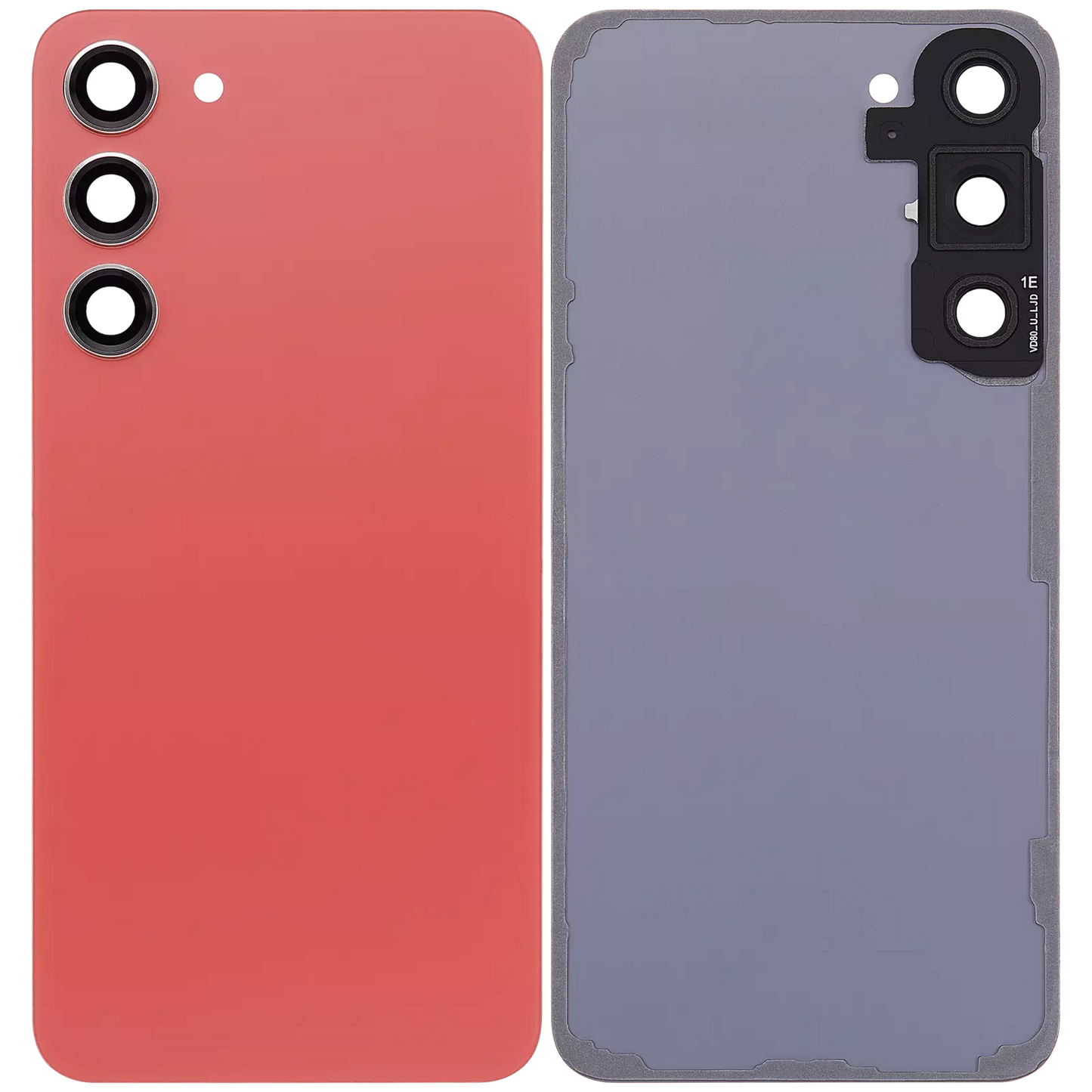 Back Cover with Camera Glass Lens and Adhesive Tape for Samsung Galaxy S23 S911 (for SAMSUNG) - Orange