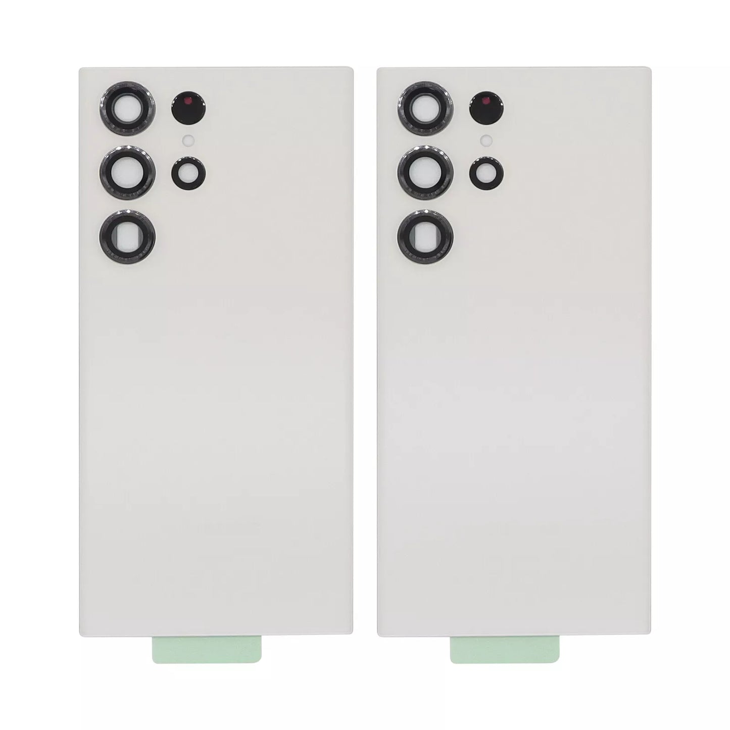 Back Cover with Camera Glass Lens and Adhesive Tape for Samsung Galaxy S23 Ultra S918 (for SAMSUNG) - White