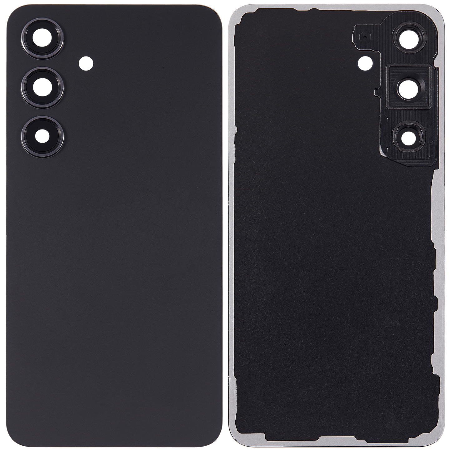 Back Cover with Camera Glass Lens and Adhesive Tape for Samsung Galaxy S24 5G S921 (for SAMSUNG) - Black