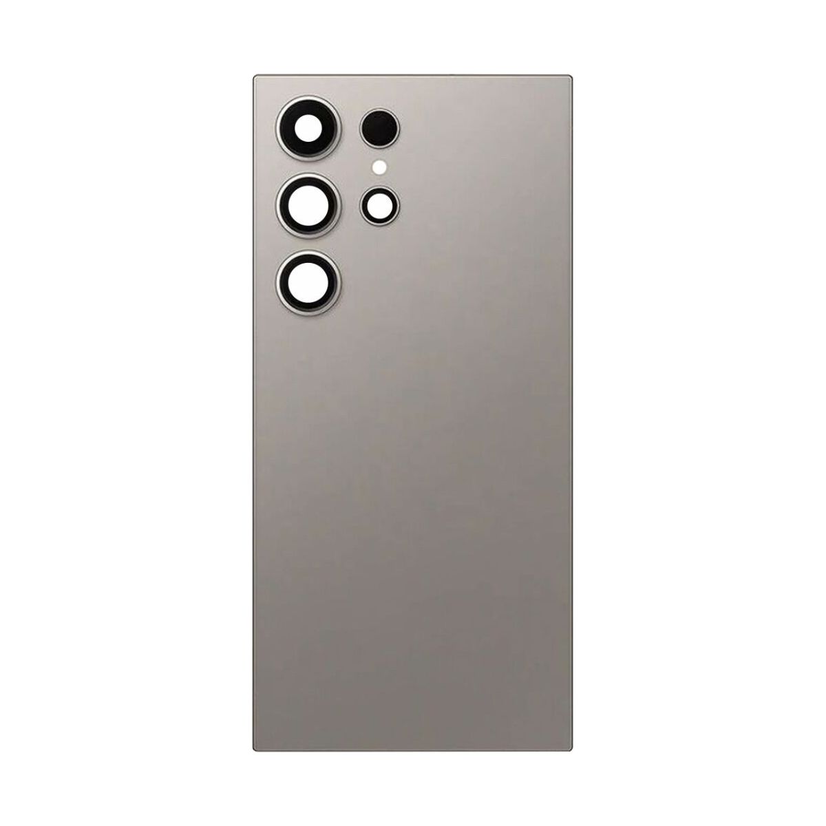 Galaxy S24 Ultra Back Glass w/ Camera Lens & Adhesive (NO LOGO) (TITANIUM GRAY)