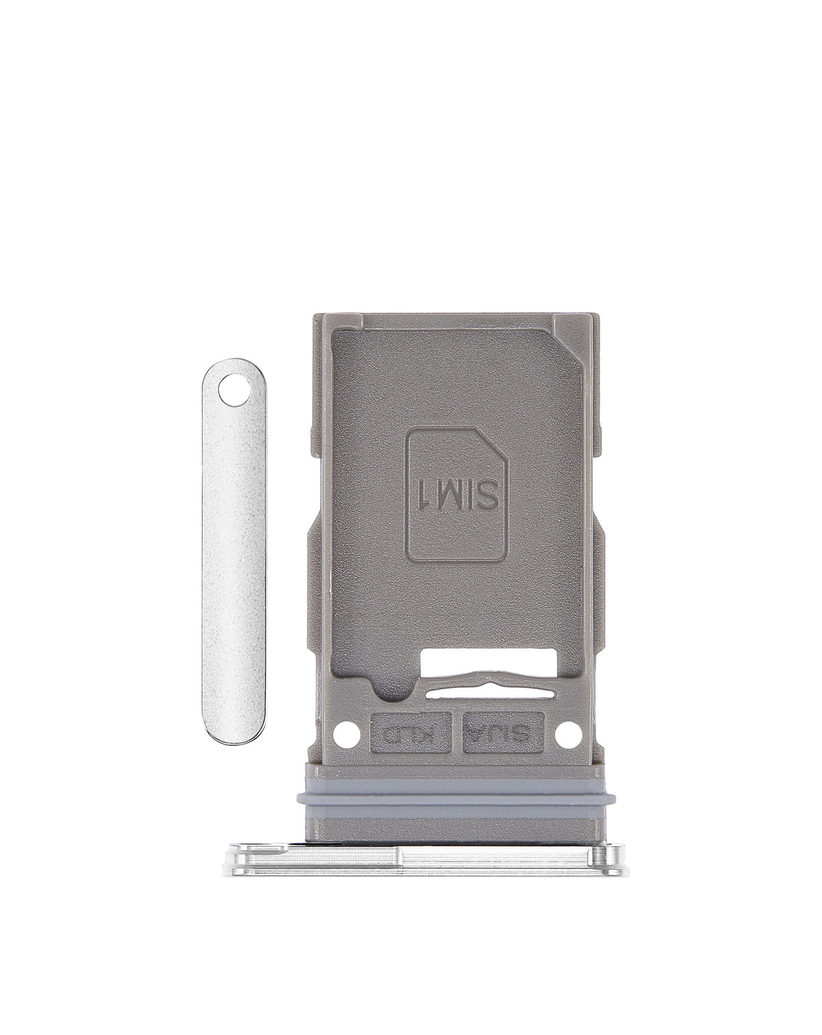 Single Sim Card Tray for Galaxy S25 / S25 Plus (SILVER)