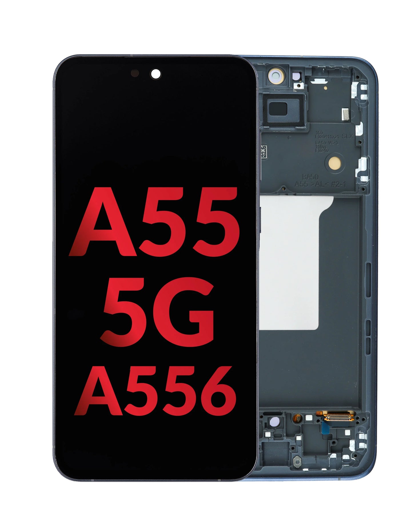 OLED Assembly with Frame for Galaxy A55 (A556 / 2024) (AWESOME NAVY) (Aftermarket OLED)