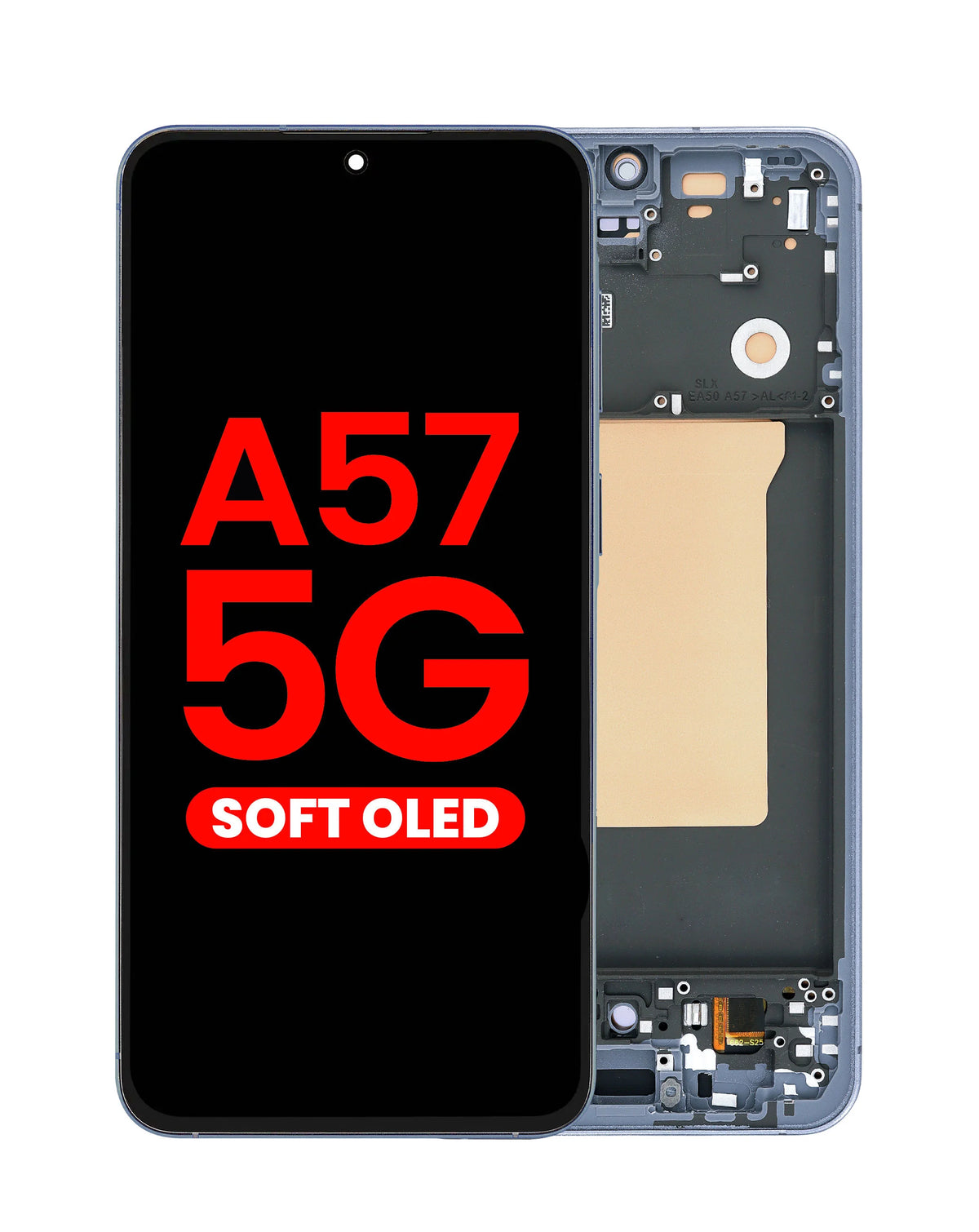 OLED Assembly with Frame for Galaxy A57 5G (A576 / 2026) (Awesome Navy) (Aftermarket)