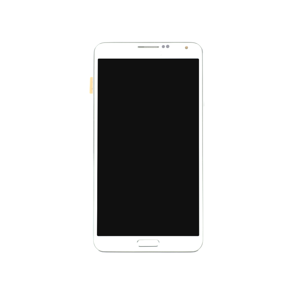 Samsung Galaxy Note 3 N900A N900T Display Assembly with Frame - White (Refurbished)