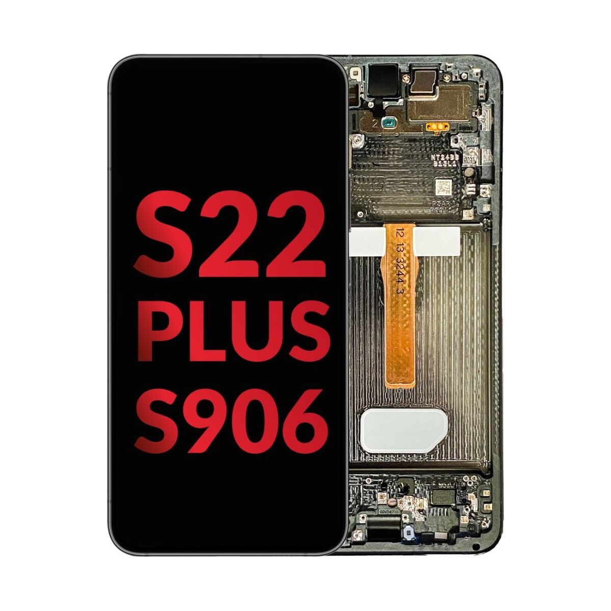 Galaxy S22 Plus 5G OLED Assembly with Frame - Black (Aftermarket )