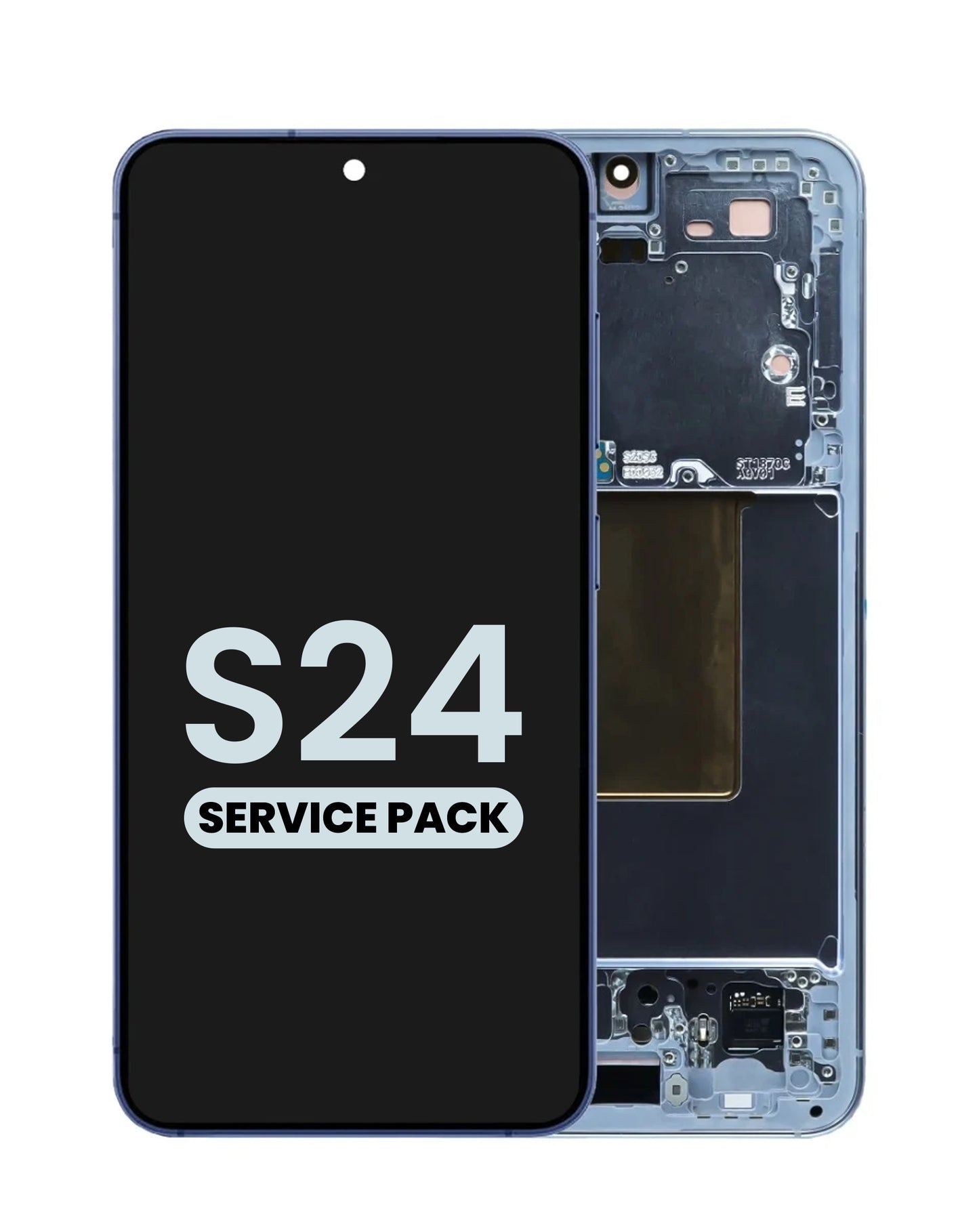 OLED Assembly with Frame for Galaxy S24 S921 (BLUE) (Service Pack)