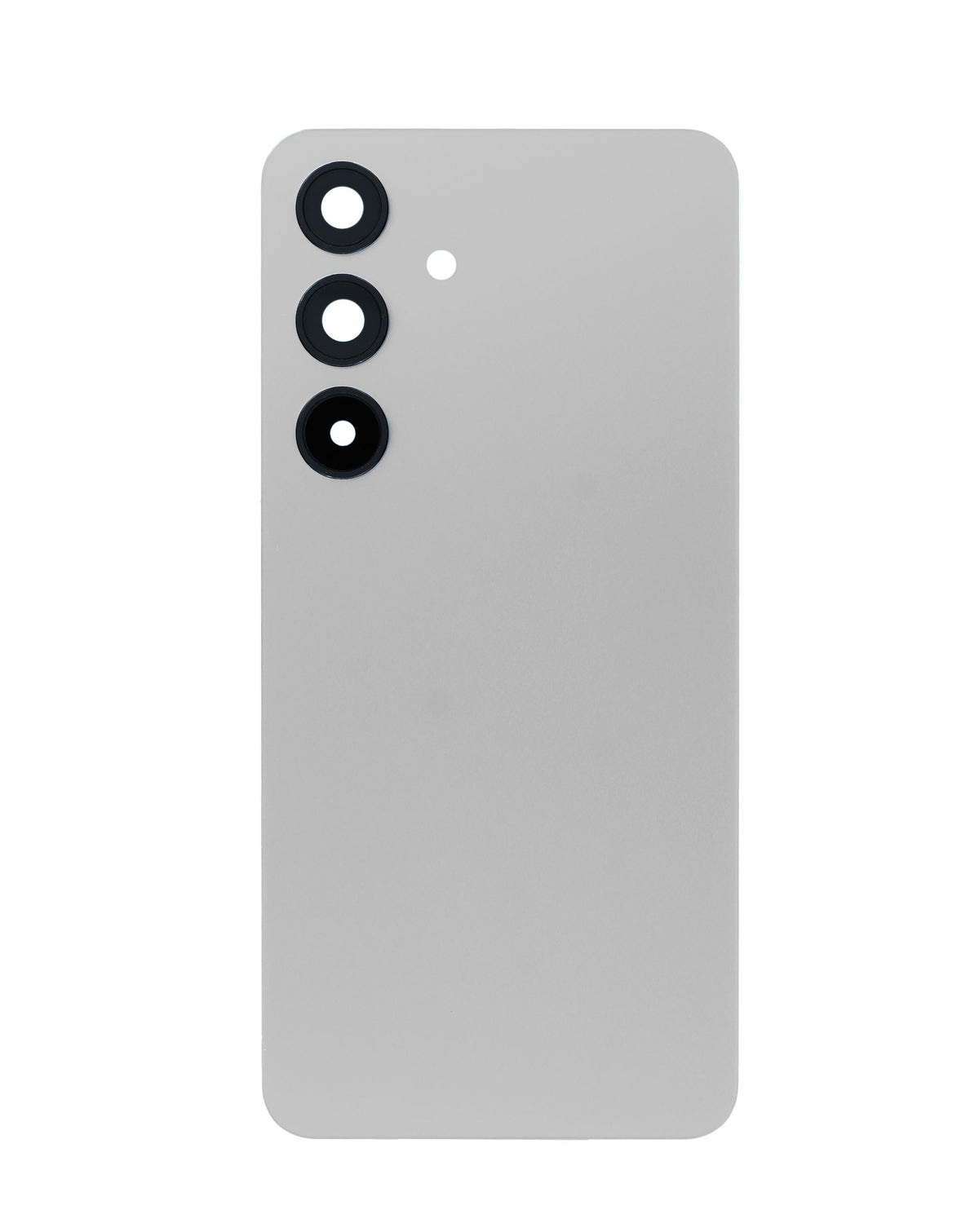 Back Cover Glass with Camera Lens and Adhesive for Galaxy S25 (S931) (No Logo) (Silver)