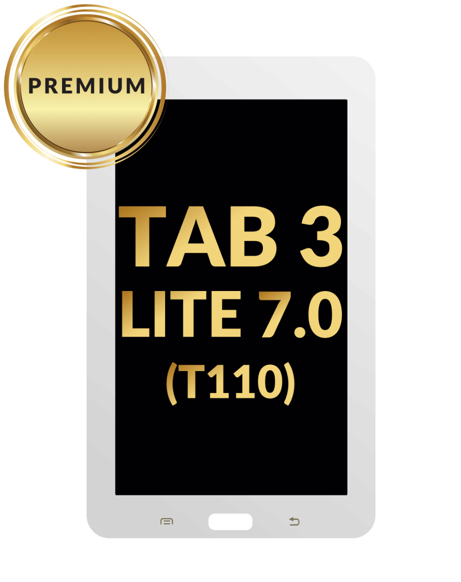 Galaxy Tab 3 Lite 7.0 (T110) LCD Assembly (WHITE) (Premium/Refurbished)