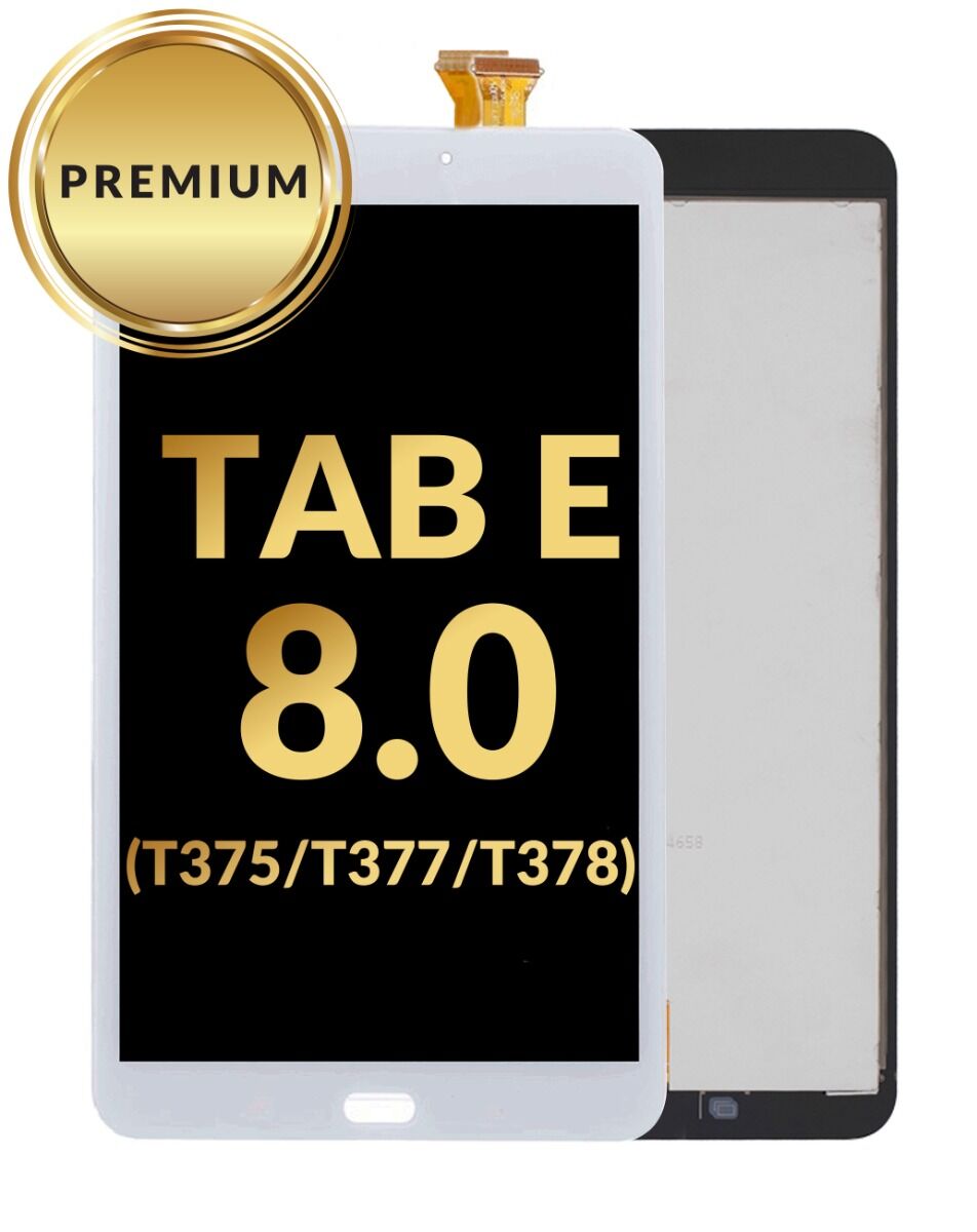 Galaxy Tab E 8.0 (T375 / T377 / T378) LCD Assembly (WHITE) (Premium / Refurbished)