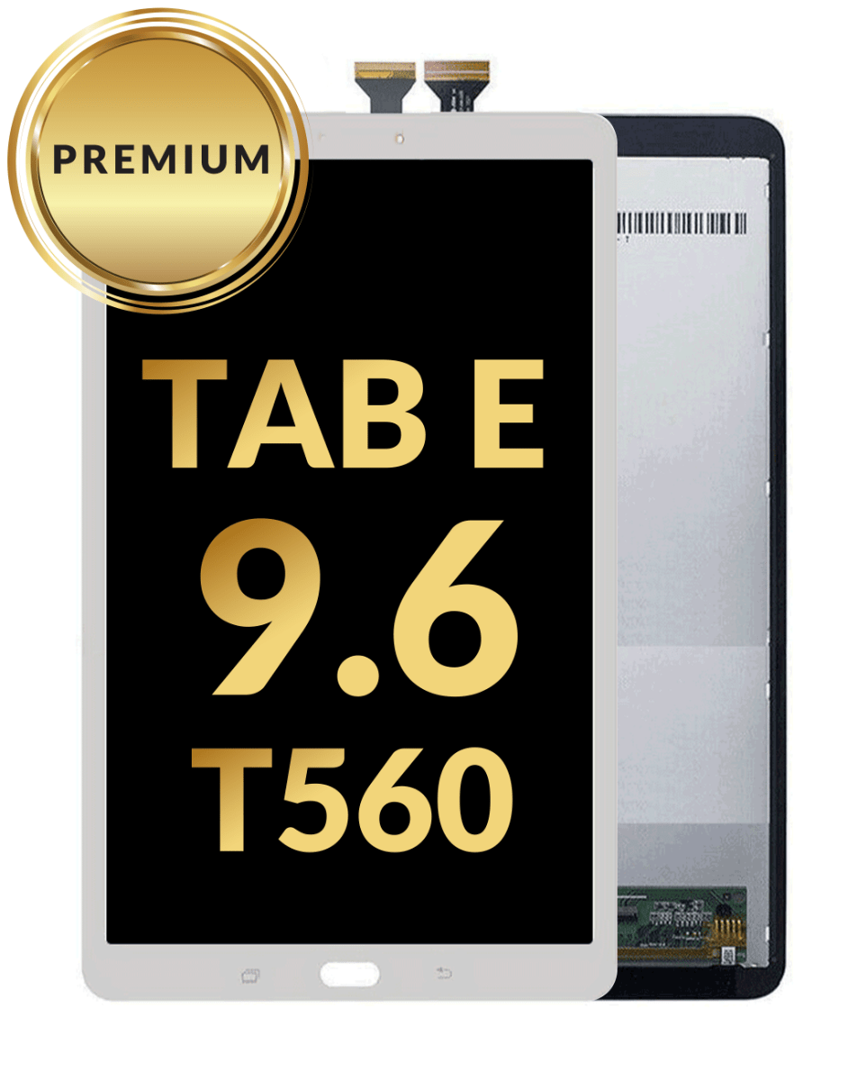 Galaxy Tab E 9.6 (T560) LCD Assembly (WHITE) (Premium / Refurbished)