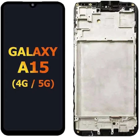 Incell LCD Display Assembly With Frame for Galaxy A15 4G / 5G