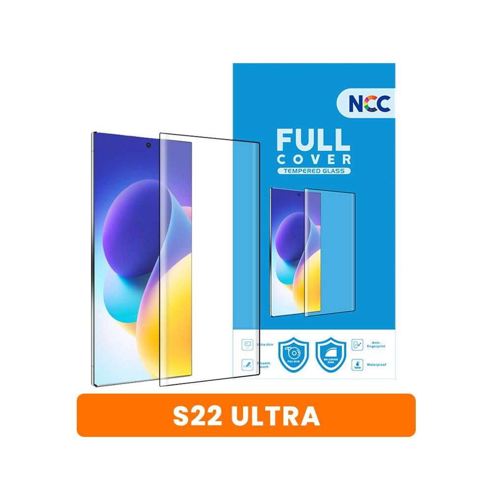 NCC 3D Full Cover Clear Tempered Glass for Galaxy S22 Ultra