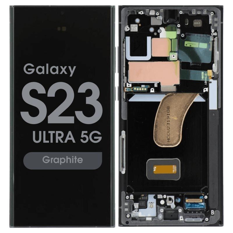 Galaxy S23 Ultra S918 OLED Assembly w/Frame (Premium)(GRAPHITE)