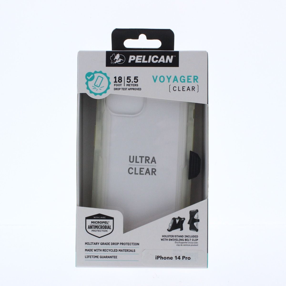 Pelican Case FIT iP 14 Pro Voyager Clear