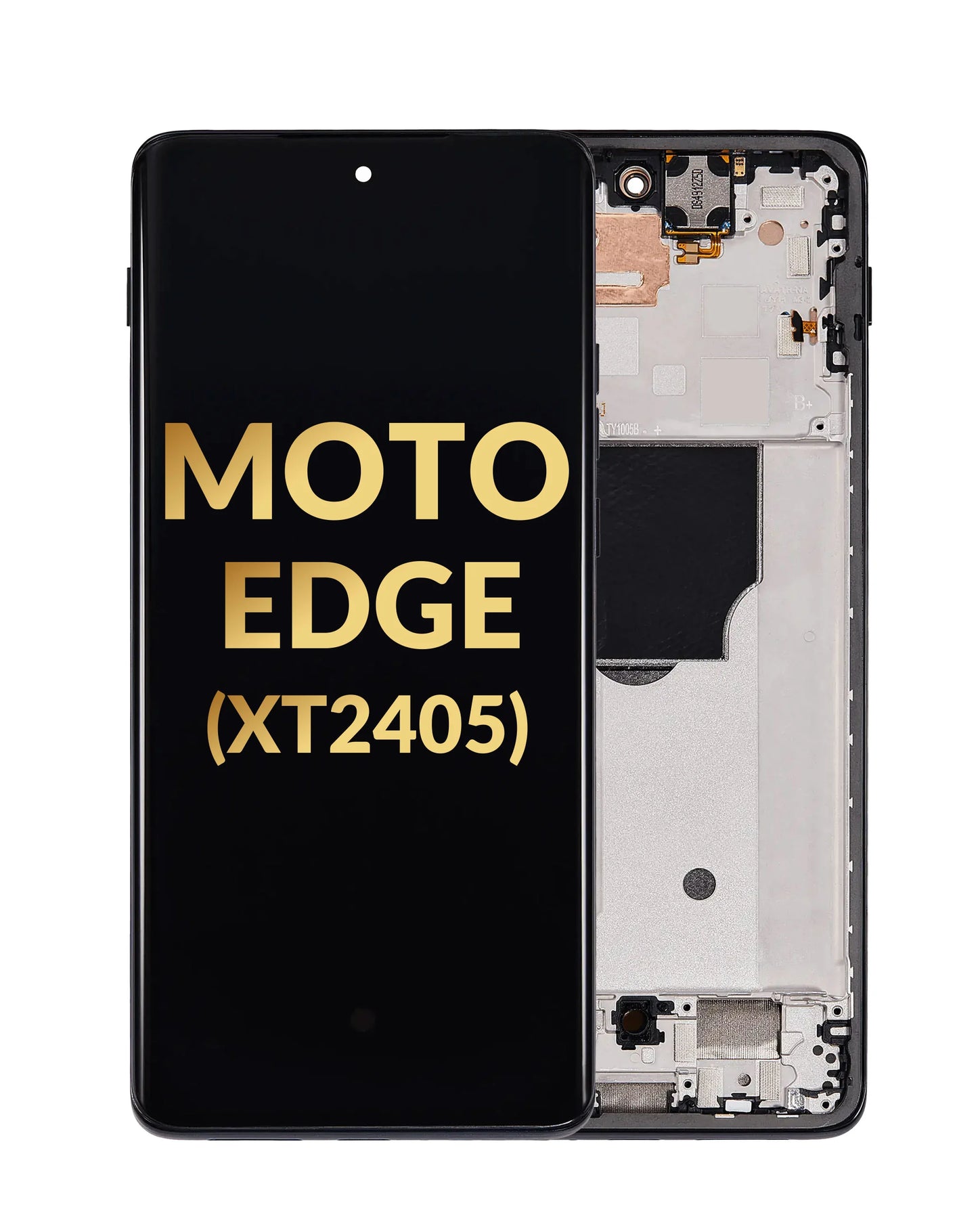 OLED Assembly with Frame for Motorola Edge (XT2405 / 2024) (BLACK)