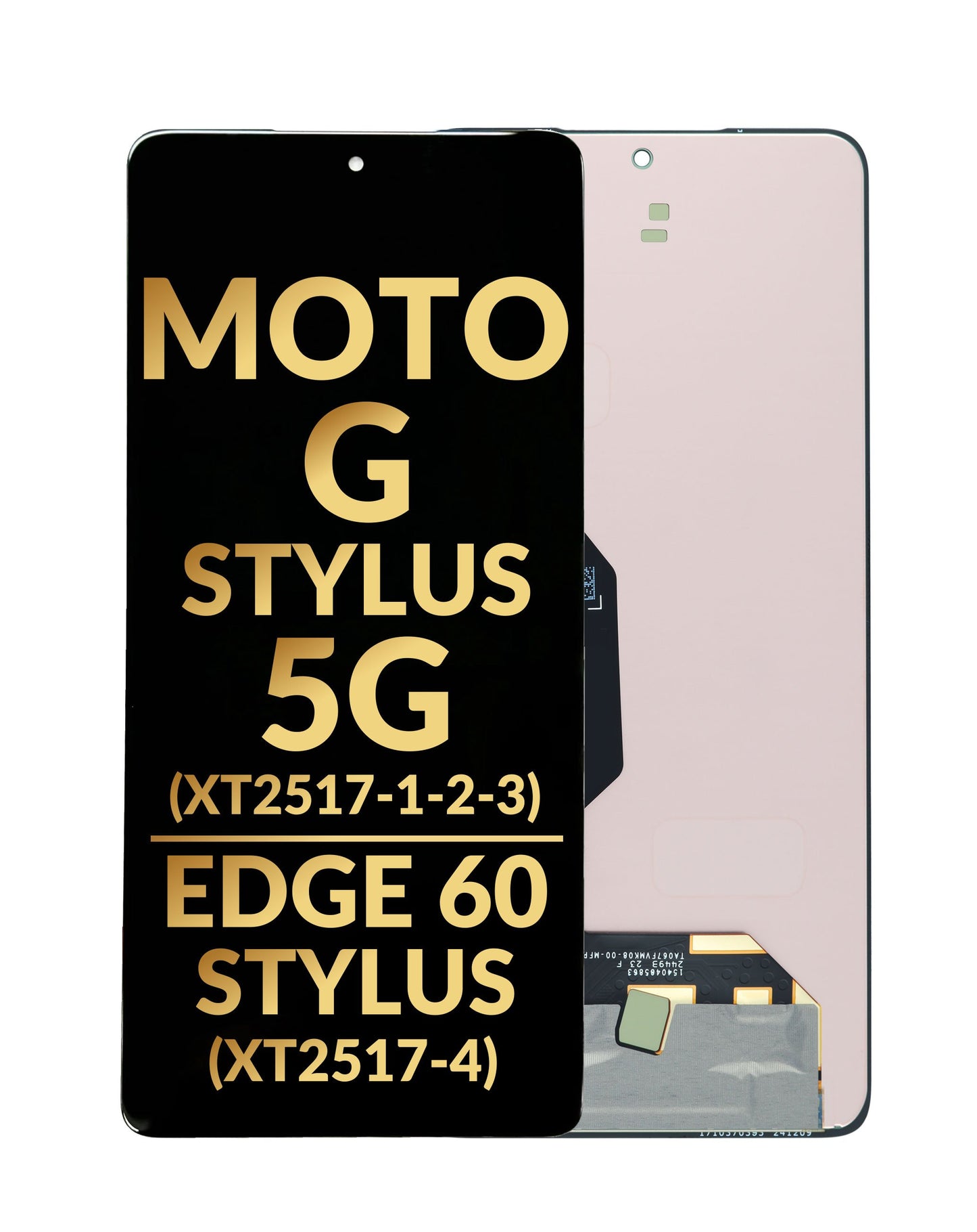 OLED Assembly without Frame for Motorola Moto G Stylus 5G (XT2517- 1 / 2 / 3 / 2025) / Edge 60 Stylus (XT2517-4 / 2025) (Premium)