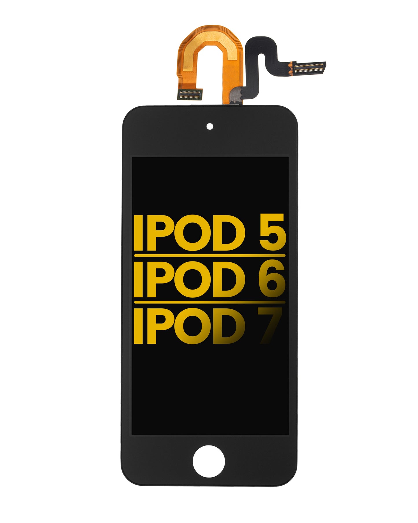 LCD ASSEMBLY COMPATIBLE FOR IP TOUCH 5 / IP TOUCH 6 / IP TOUCH 7 (PREMIUM) (BLACK)