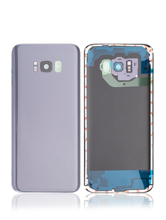Back Cover Glass With Camera Lens Compatible For Samsung Galaxy S8 Plus - Orchid Gray