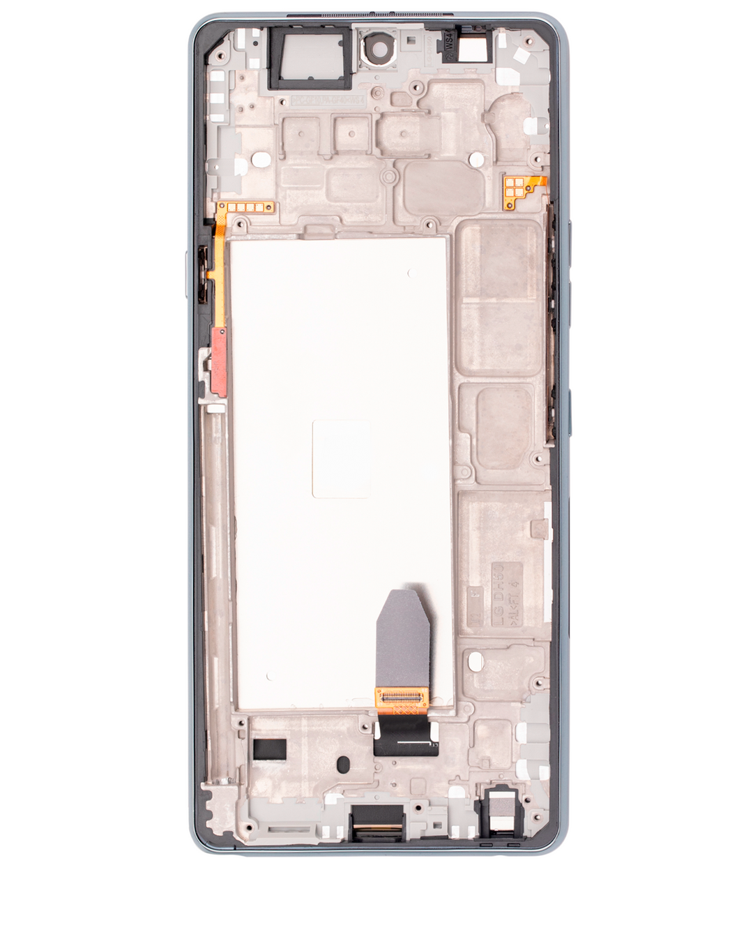 LG Stylo 6 LCD and Touch Screen Assembly with Frame- Silver