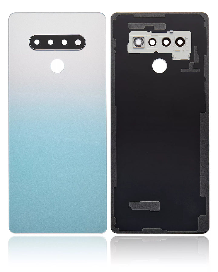 BACK COVER WITH CAMERA LENS COMPATIBLE FOR LG STYLO 6 / K71 (WHITE)