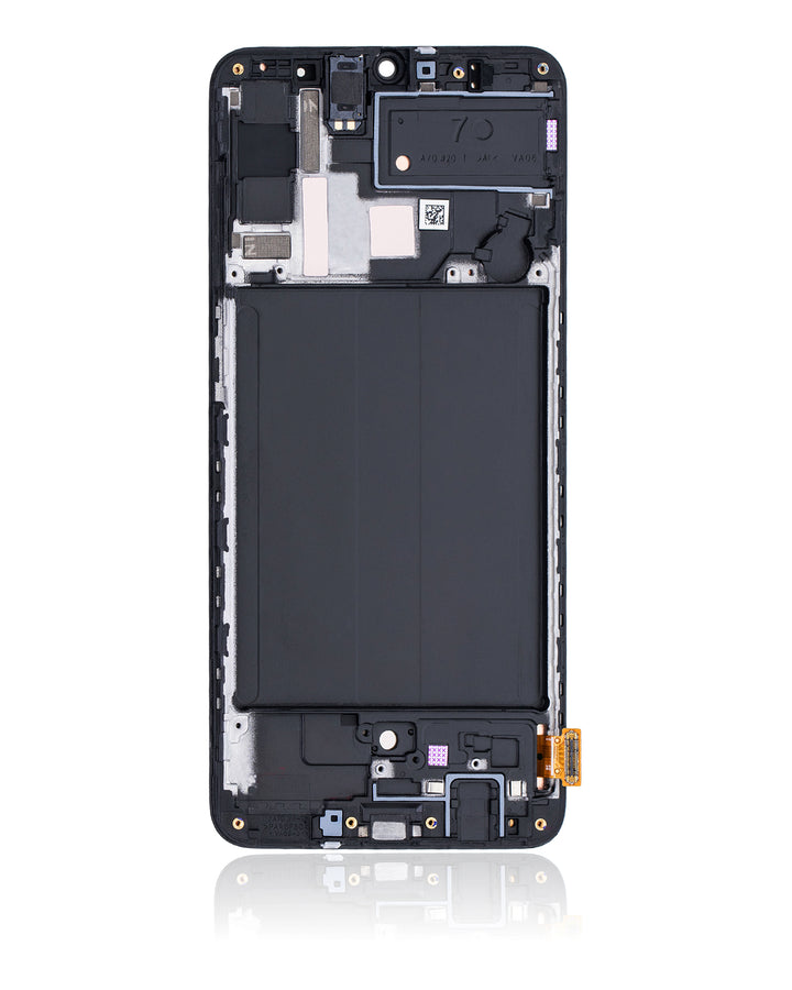 OLED ASSEMBLY WITH FRAME COMPATIBLE FOR SAMSUNG GALAXY A70 (A705 / 2019) (6.67") (AFTERMARKET PLUS) (ALL COLORS)