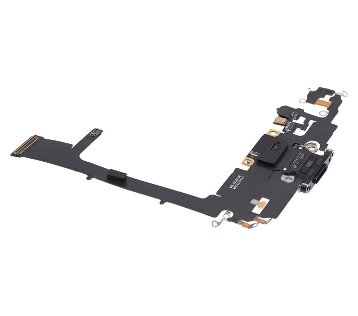 CHARGING PORT FLEX CABLE WITH BOARD COMPATIBLE FOR IPHONE 11 PRO (USED OEM PULL) (SPACE GRAY)